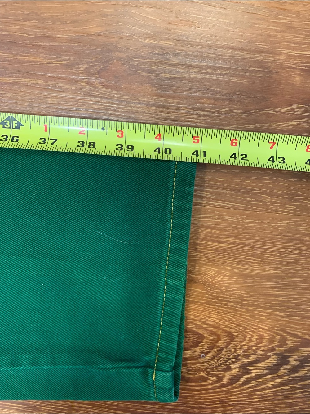 VTG Green Armani Jeans Women’s Size 8 Retro 1980s 1990s Made in USA 100% Cotton - Picture 11 of 14
